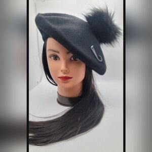 French Beret Black